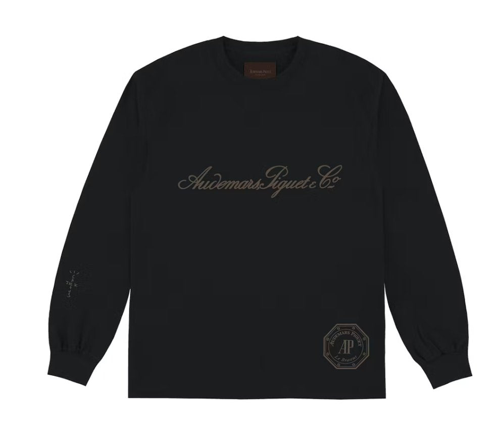 Travis Scott CJ x Audemars Piguet Le Brassus Long Sleeve Tee Black - Restock AveTravis Scott CJ x Audemars Piguet Le Brassus Long Sleeve Tee BlackRestock Averestock AveLrestock Ave